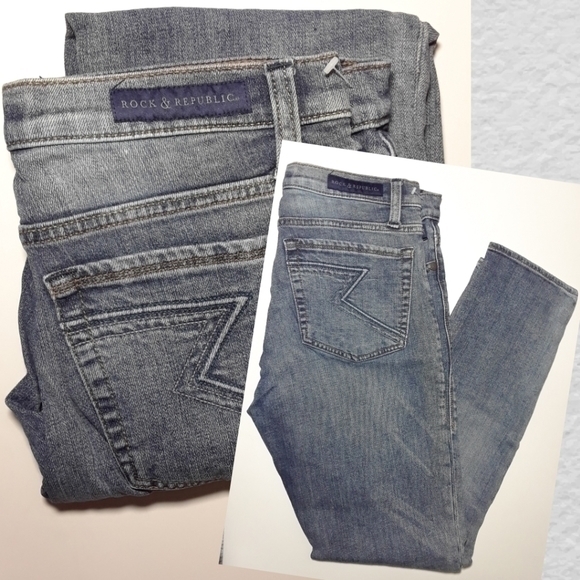 Rock & Republic Denim - Rock & Republic Distressed Jeans- Size 12M